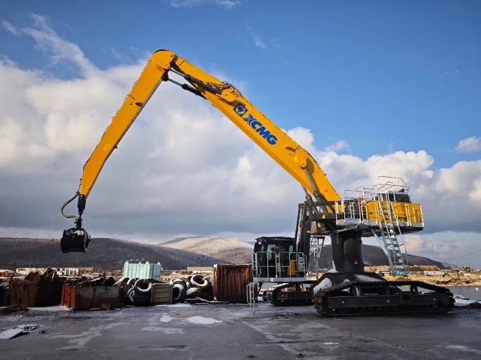 【工程特種兵】港口建設(shè)新寵兒！徐工XE850M抓料機上新！