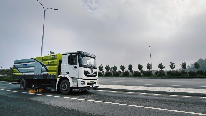 菏澤“迎賓大道”煥新進(jìn)行時(shí)！來看徐工如何支招